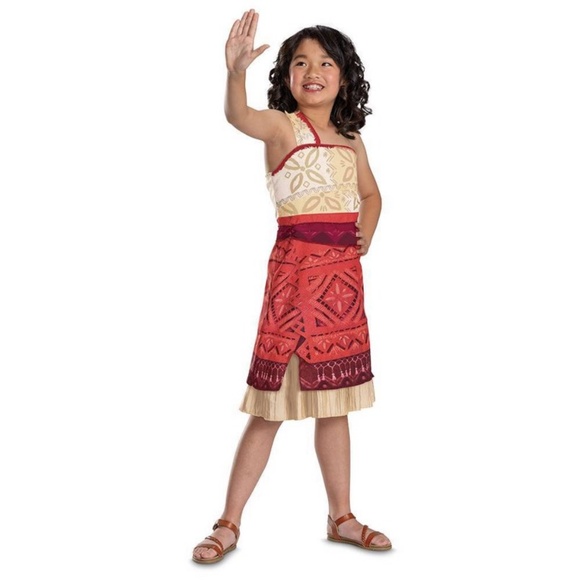 Disney Moana 2 Costume Medium 7/8 NWT Dress up Party - Picture 1 of 5